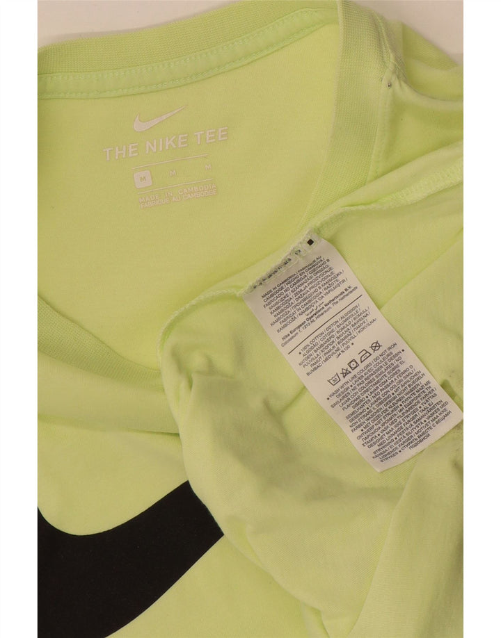 Nike Mens Graphic T-Shirt Top Medium Green Cotton