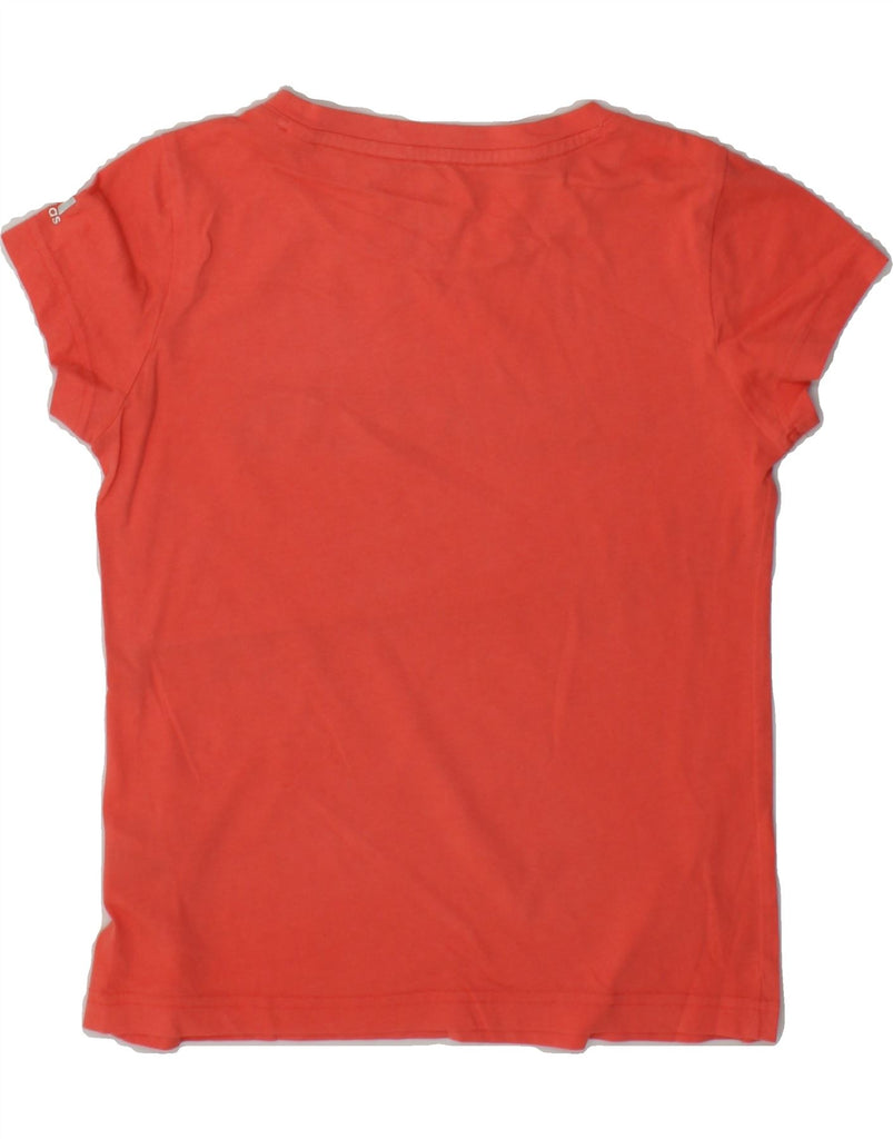 ADIDAS Girls Graphic T-Shirt Top 11-12 Years Pink Cotton Vintage Adidas and Second-Hand Adidas from Messina Hembry 