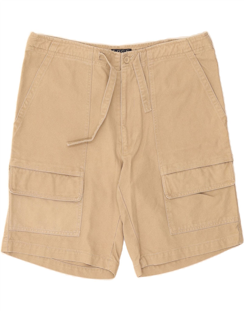 L.O.G.G Mens Cargo Shorts Large W38  Beige Cotton Vintage L.O.G.G and Second-Hand L.O.G.G from Messina Hembry 
