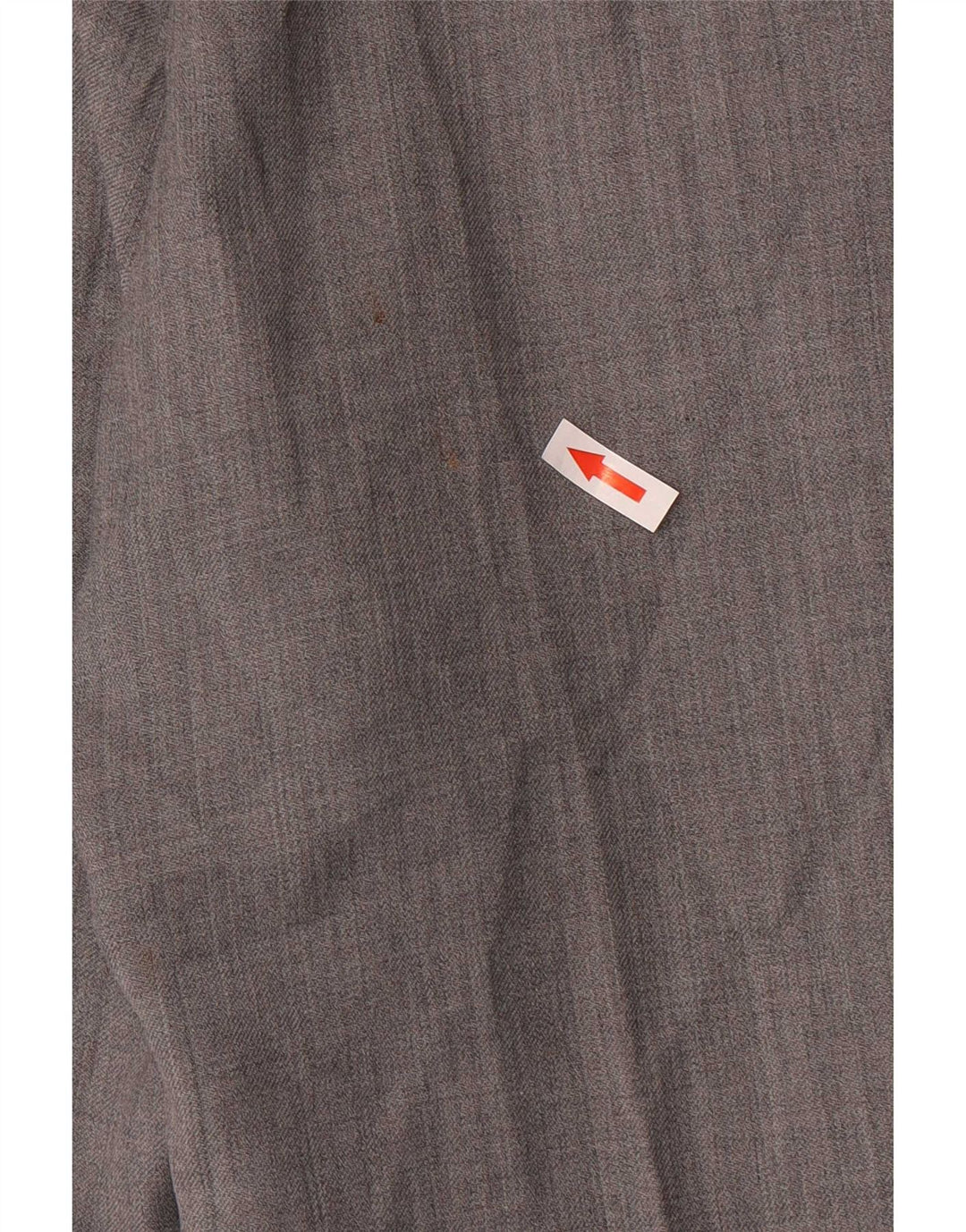 Marks & Spencer Mens Straight Suit Trousers W40 L29 Grey Wool