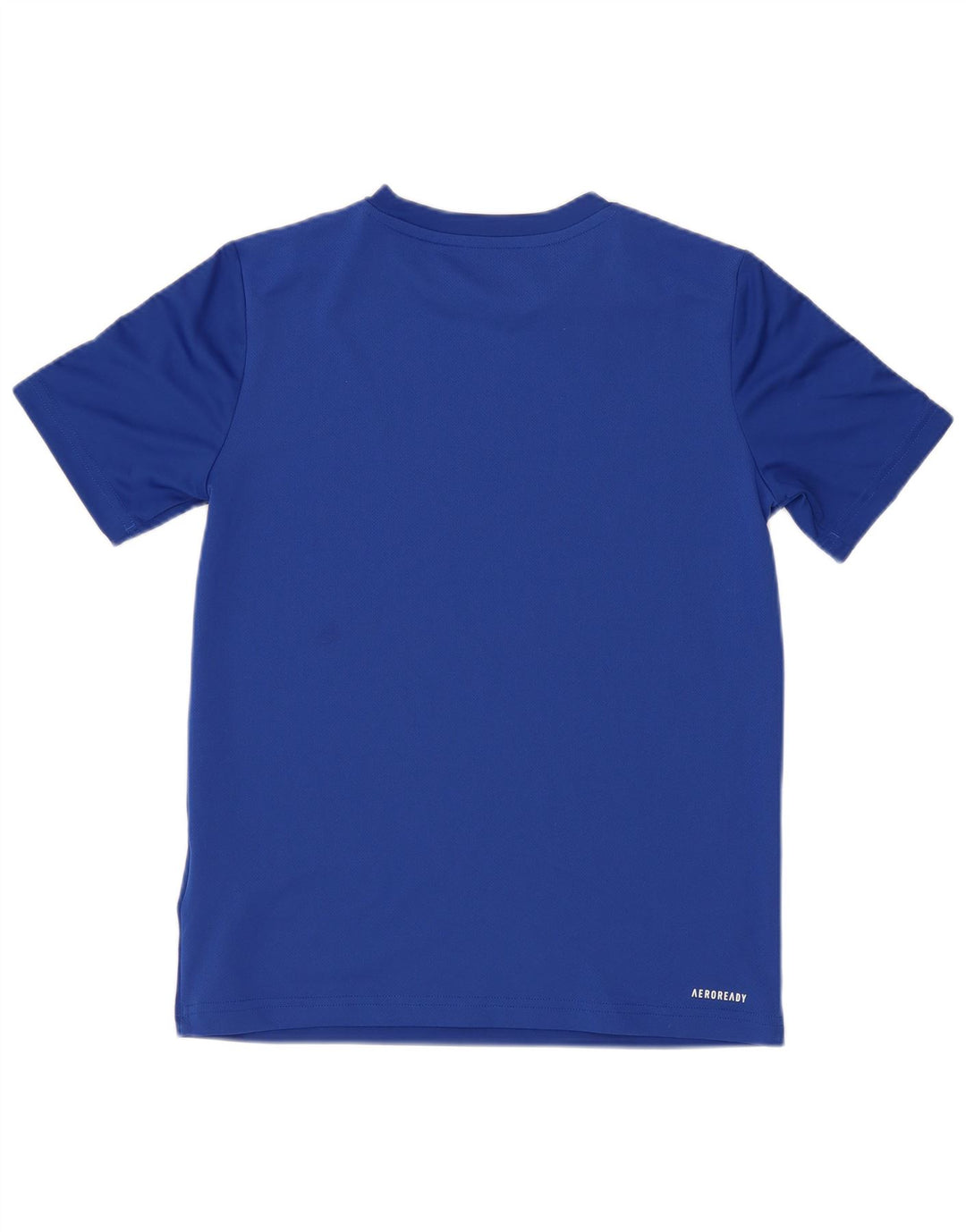 Adidas Boys Aeroready T-Shirt Top 11-12 Years Blue Polyester