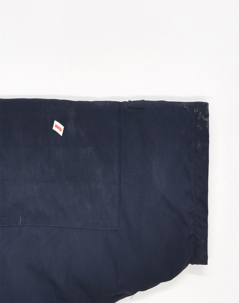HELLY HANSEN Mens Hooded Utility Jacket UK 40 Large Navy Blue Nylon | Vintage | Thrift | Second-Hand | Used Clothing | Messina Hembry 
