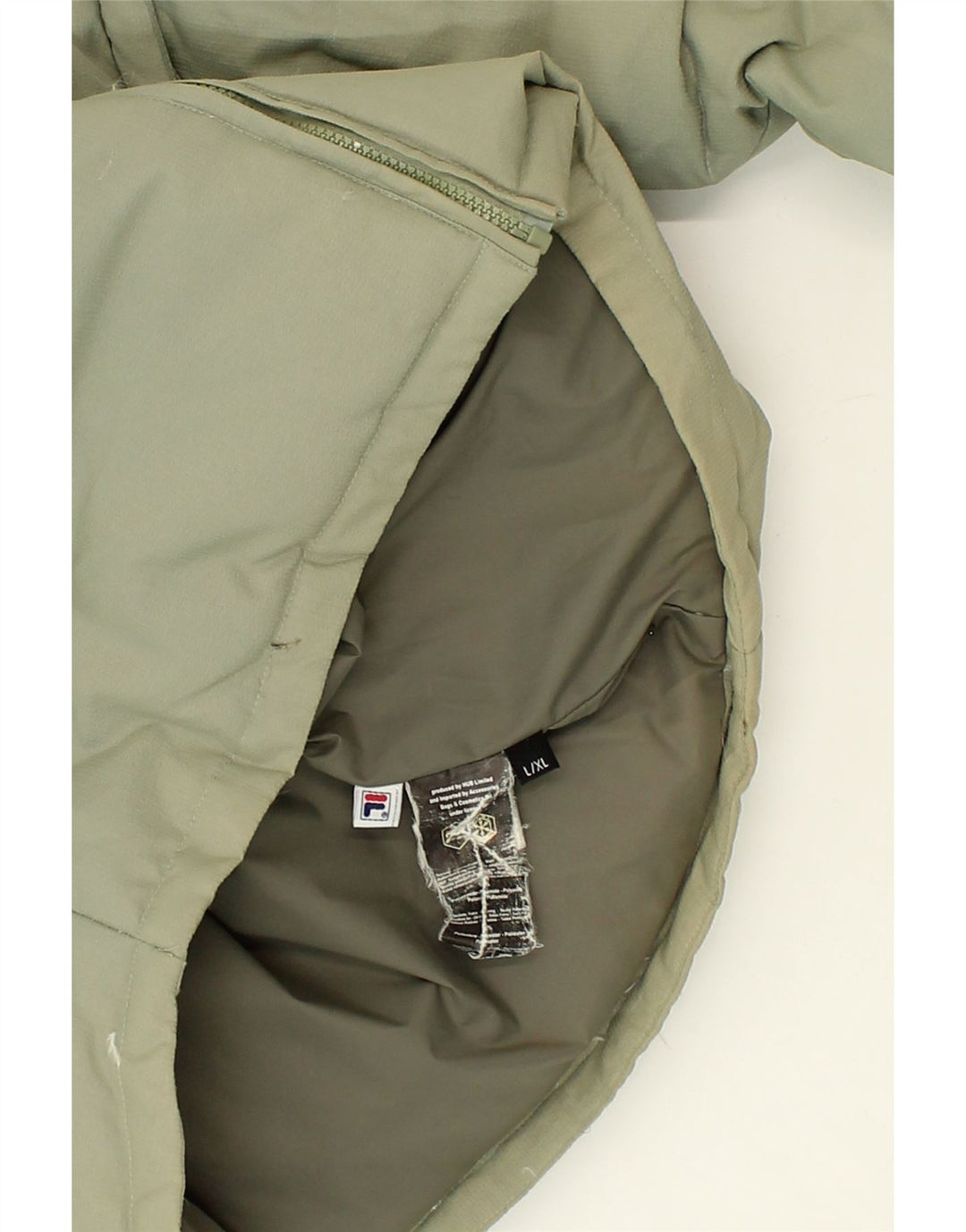 FILA Mens Padded Jacket UK  40 Large Green Polyamide Vintage Fila and Second-Hand Fila from Messina Hembry 
