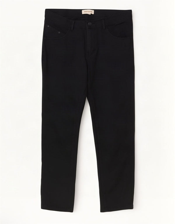 Diesel Womens Straight Casual Trousers W29 L28 Black Cotton