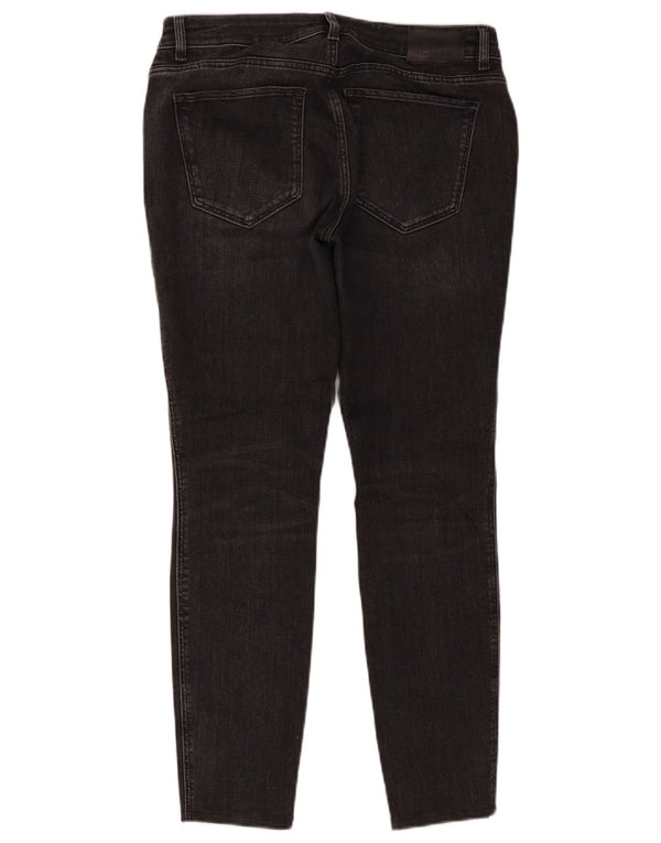 Massimo Dutti Womens Mid Rise Skinny Jeans EU 38 Small W28 L27 Grey Cotton