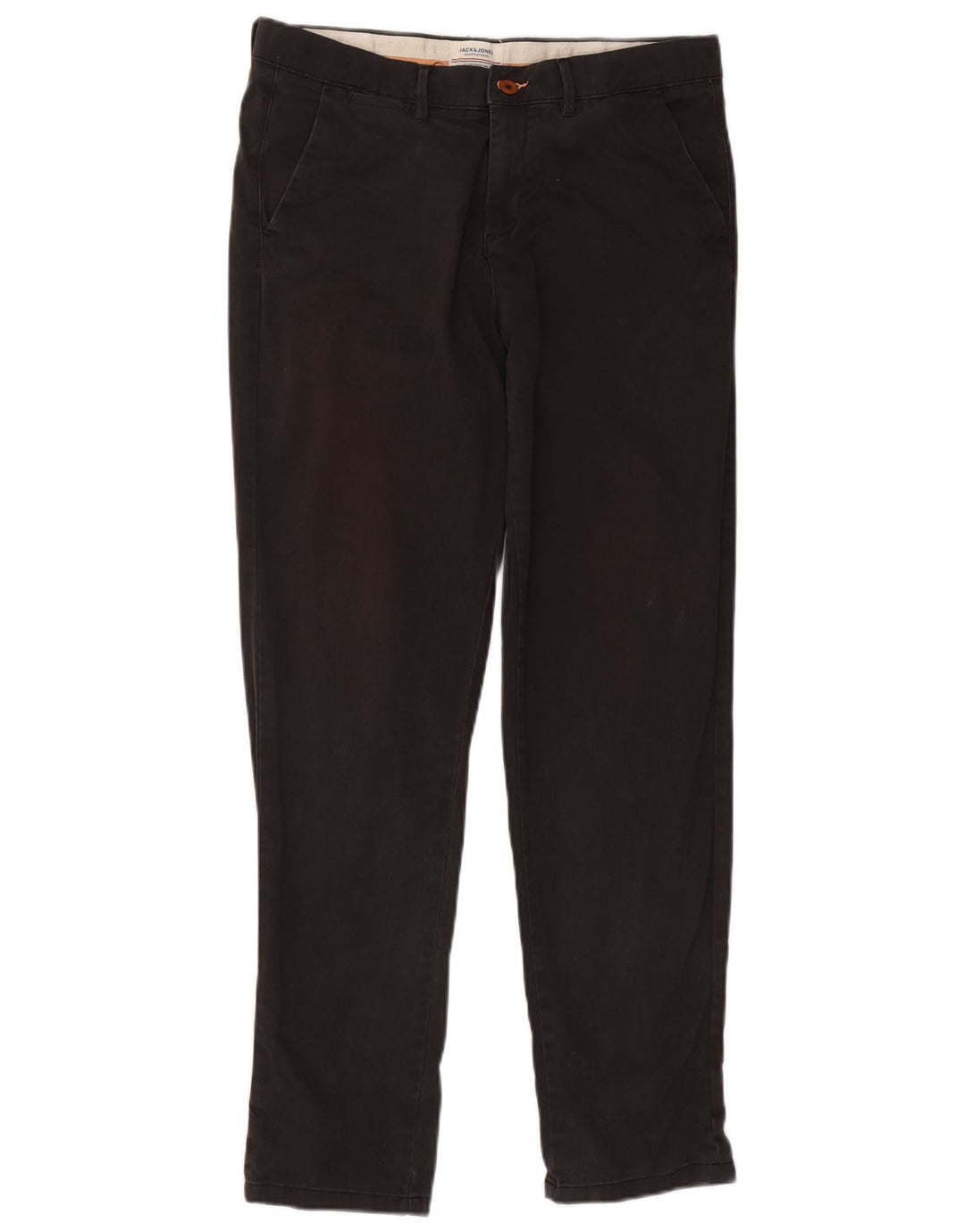 Jack & Jones Mens Slim Chino Trousers W34 L31 Black