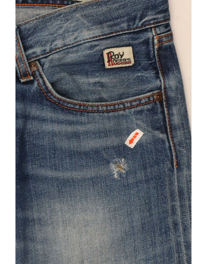 Roy Rogers Mens Slim Jeans IT 47 Medium W33 L33 Blue Cotton