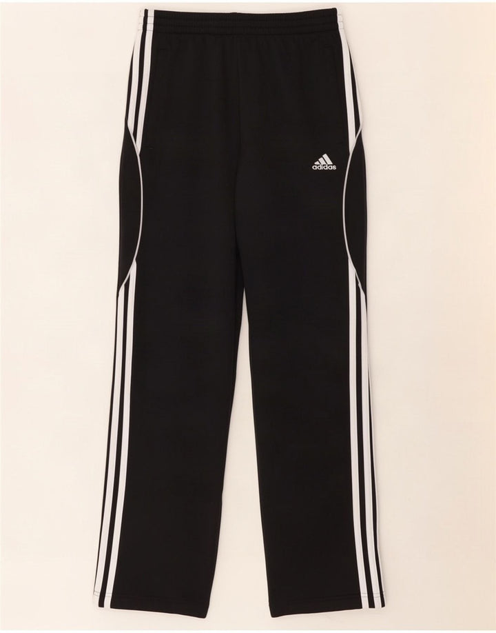 Adidas Mens Tracksuit Trousers UK 36/38 Small Black Polyester