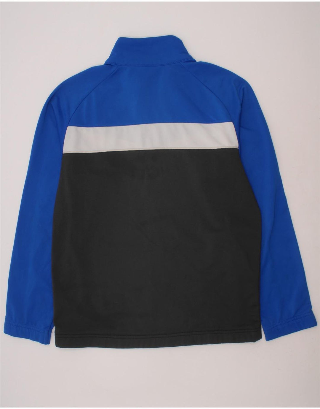NIKE Boys Tracksuit Top Jacket 13-14 Years XL  Blue Colourblock Polyester Vintage Nike and Second-Hand Nike from Messina Hembry 
