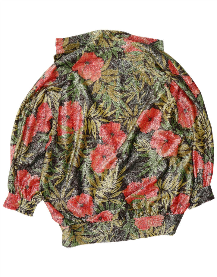 Puszta Womens 3/4 Sleeve Cardigan Top EU 40 Medium Multicoloured Floral