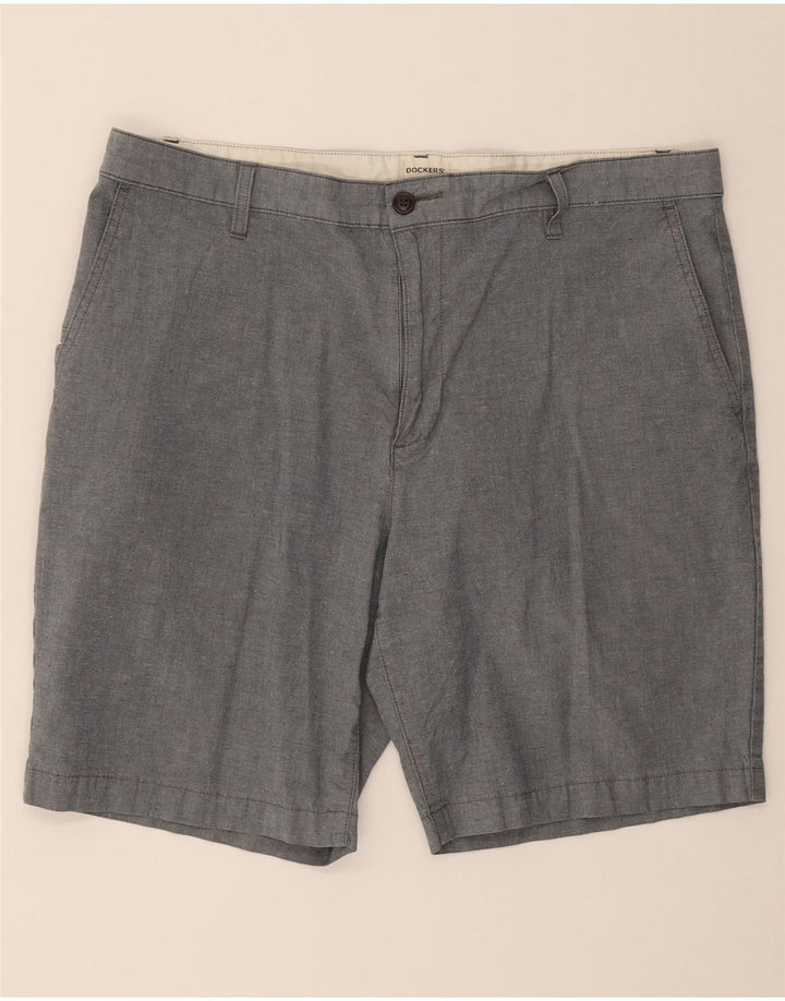 DOCKERS Mens Cargo Shorts W38 XL Grey Cotton Vintage Dockers and Second-Hand Dockers from Messina Hembry 
