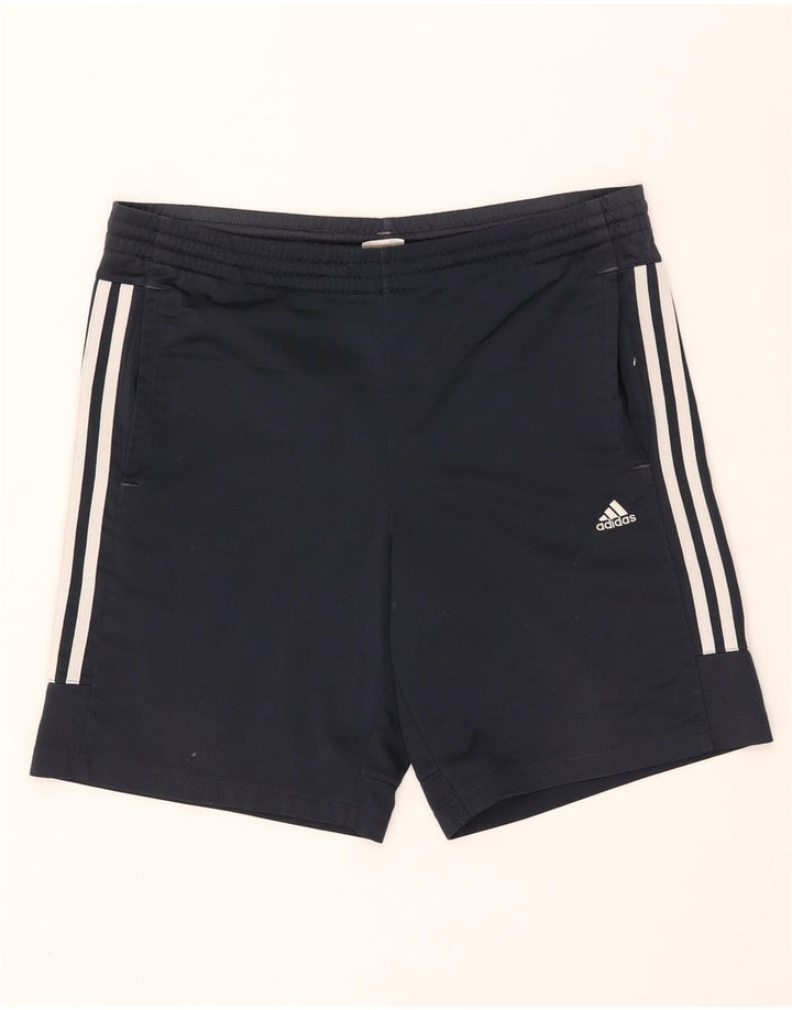 Adidas Mens Sport Shorts Medium Navy Blue Polyester
