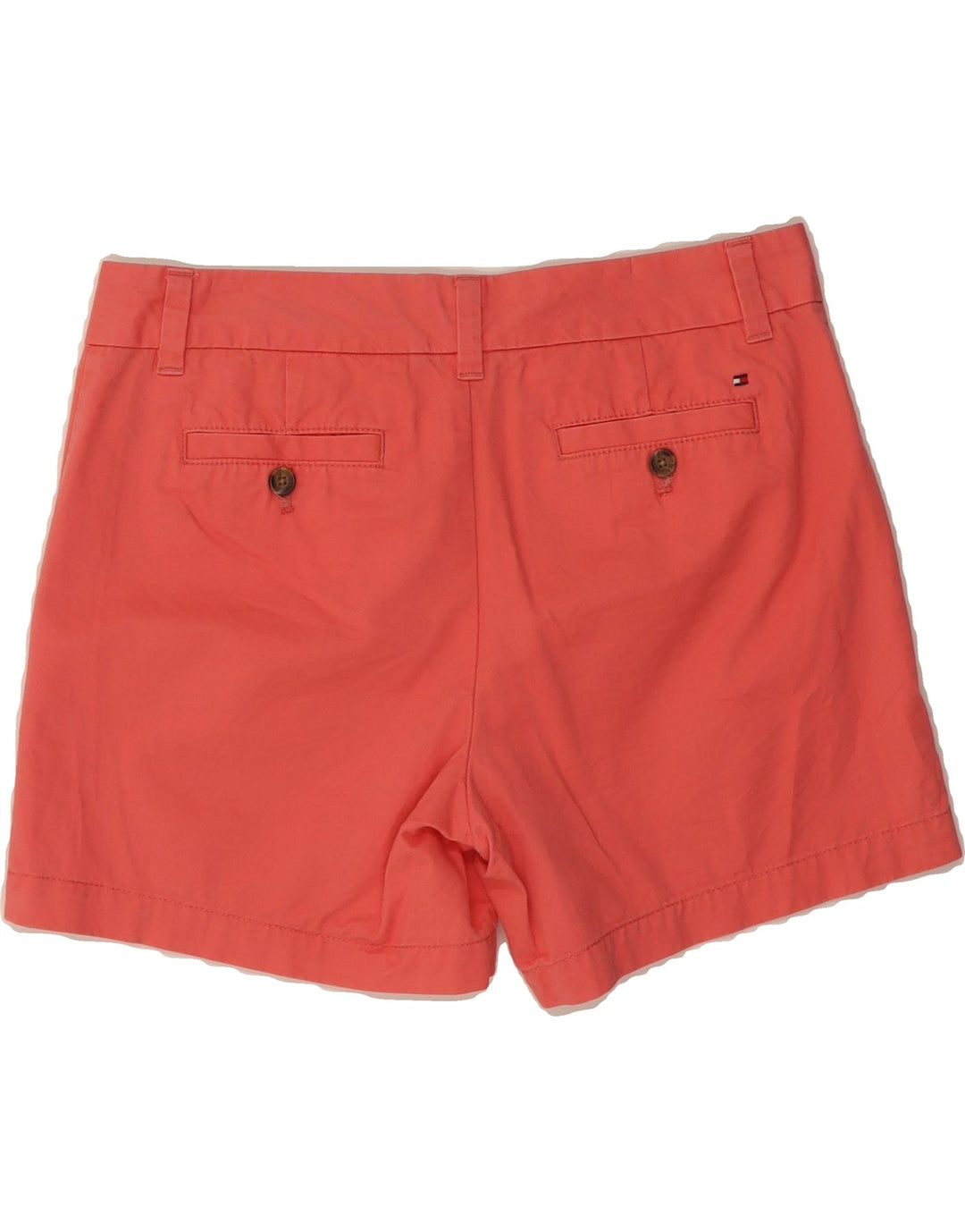 TOMMY HILFIGER Womens Chino Shorts US 8 Medium W32  Red Cotton Vintage Tommy Hilfiger and Second-Hand Tommy Hilfiger from Messina Hembry 