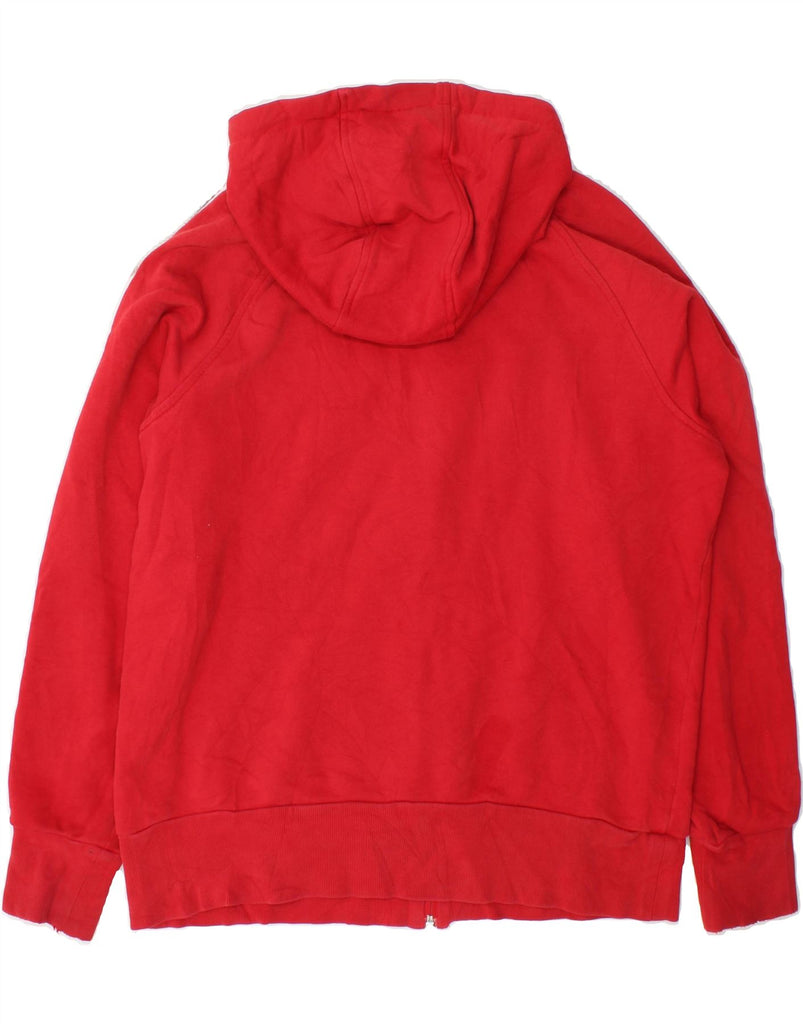 ADIDAS Womens Graphic Zip Hoodie Sweater UK 18 XL  Red Cotton Vintage Adidas and Second-Hand Adidas from Messina Hembry 