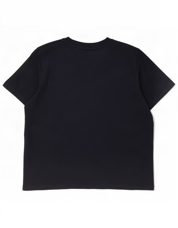Superdry Womens Regular Graphic T-Shirt Top UK 16 Large Black Cotton