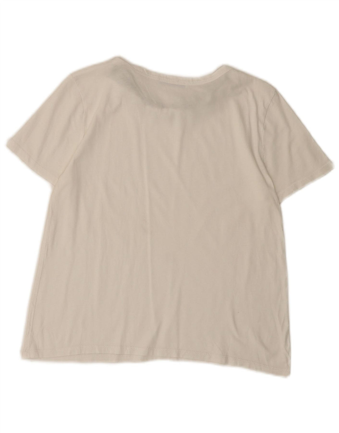 Zara Womens T-Shirt Top UK 12 Medium White