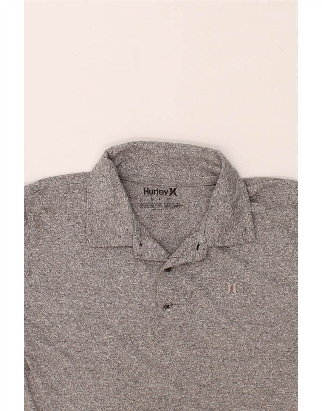 HURLEY Womens Polo Shirt UK 8 Small Grey Vintage Hurley and Second-Hand Hurley from Messina Hembry 