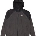 Under Armour Mens Zip Hoodie Sweater Large Grey Cotton