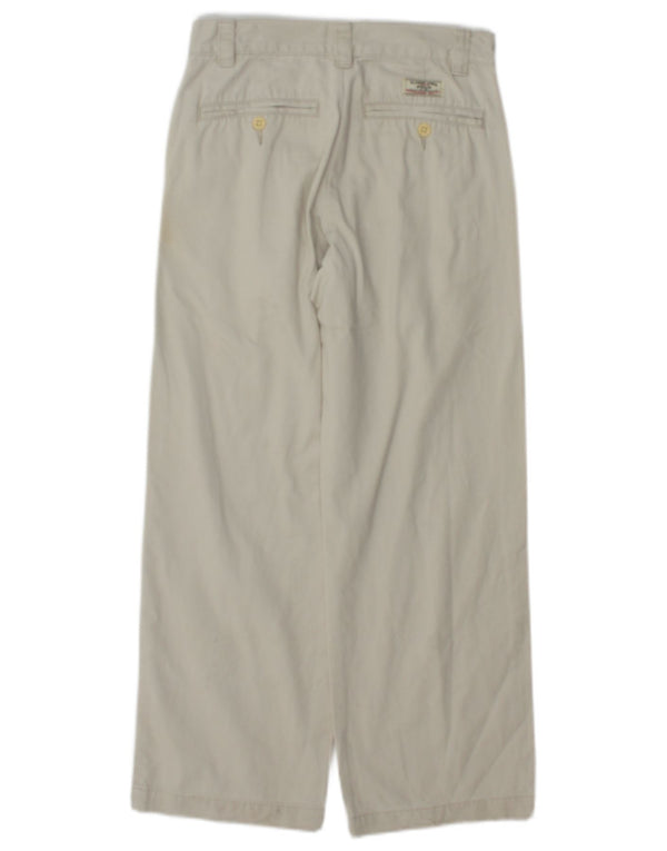 Polo Ralph Lauren Boys Wide Leg Chino Trousers 9-10 Years W24 L24 Beige