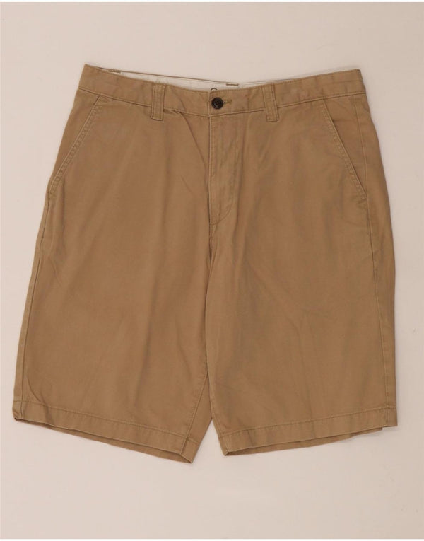 EDDIE BAUER Mens Chino Shorts W33 Medium Khaki Cotton