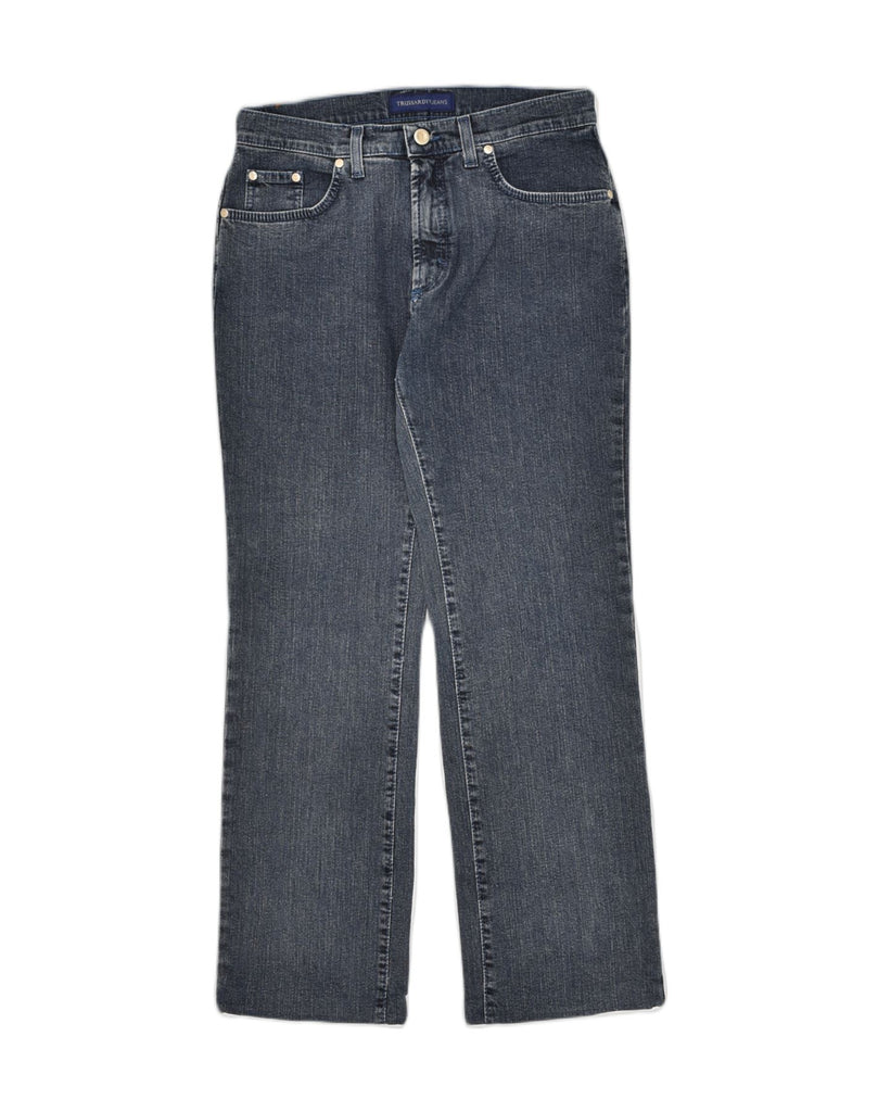 TRUSSARDI Womens Straight Jeans W28 L28 Blue Cotton | Vintage Trussardi | Thrift | Second-Hand Trussardi | Used Clothing | Messina Hembry 