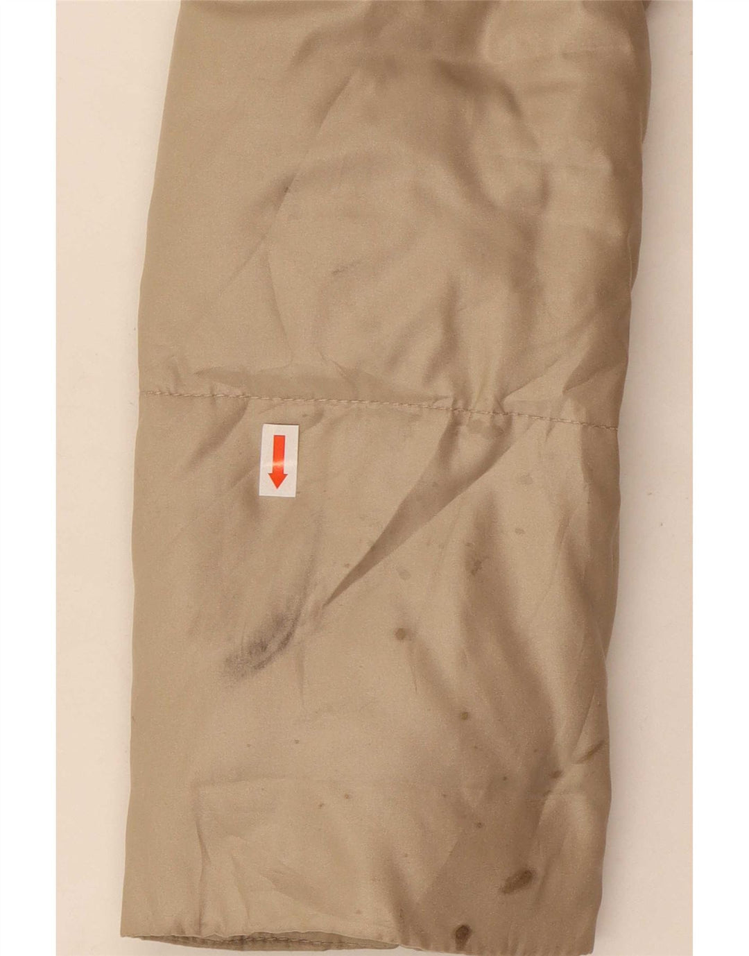 Zara Womens Padded Jacket UK 16 Large Beige Polyester
