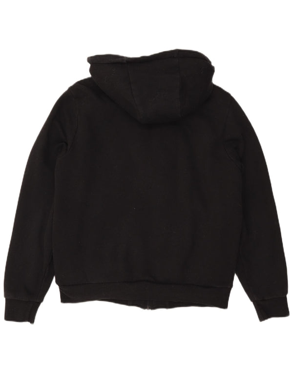 Fila Mens Sherpa Zip Hoodie Sweater Small Black Cotton