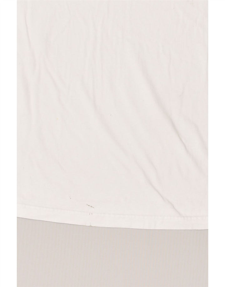 ADIDAS Womens Graphic T-Shirt Top UK 20-22 XL White Cotton | Vintage Adidas | Thrift | Second-Hand Adidas | Used Clothing | Messina Hembry 
