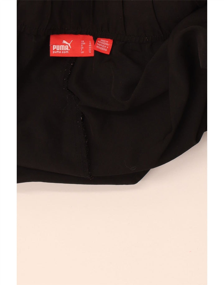 Puma Womens Sport Shorts UK 14 Large  Black