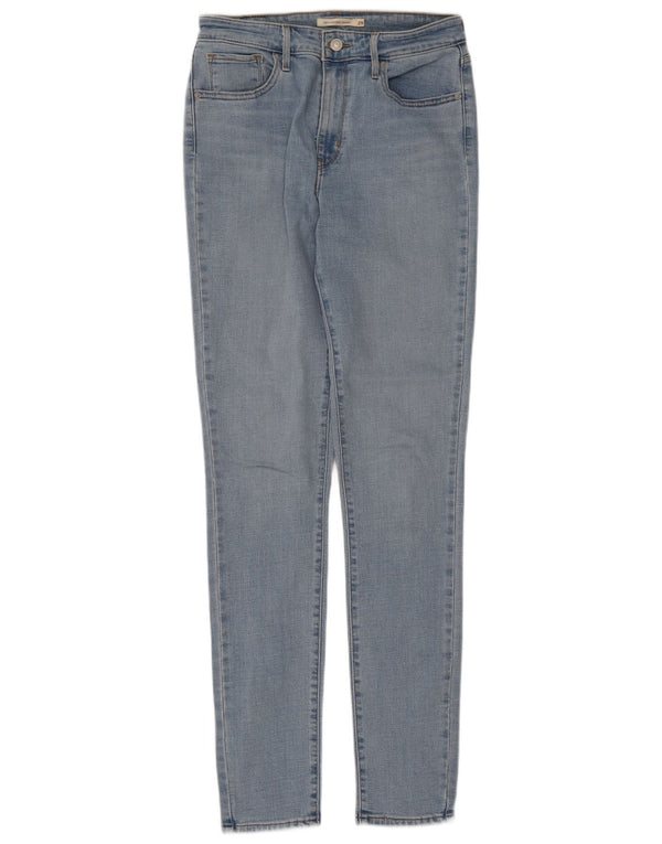 Levi's Womens 721 High Rise Skinny Jeans W29 L32 Blue Cotton