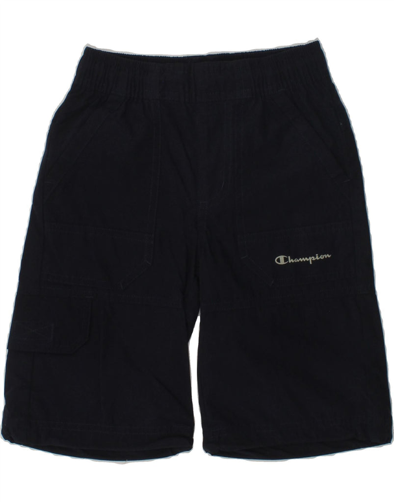 CHAMPION Boys Chino Shorts 3-4 Years 2XS  Navy Blue Cotton | Vintage Champion | Thrift | Second-Hand Champion | Used Clothing | Messina Hembry 