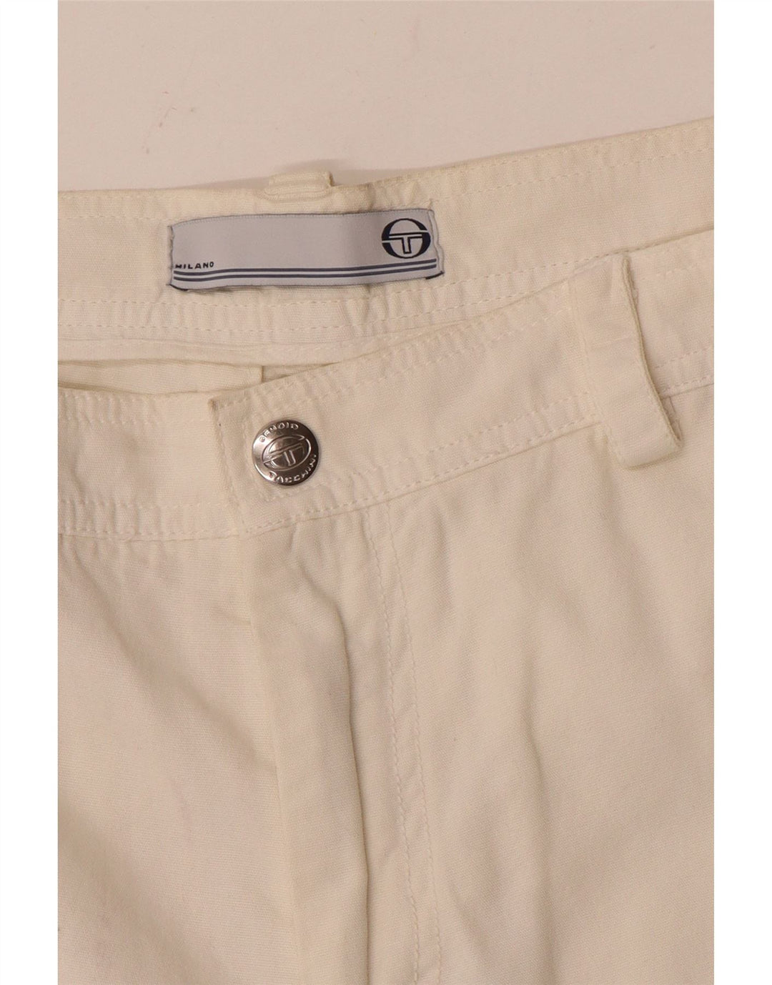 Sergio Tacchini Mens Cargo Shorts W32 Medium White