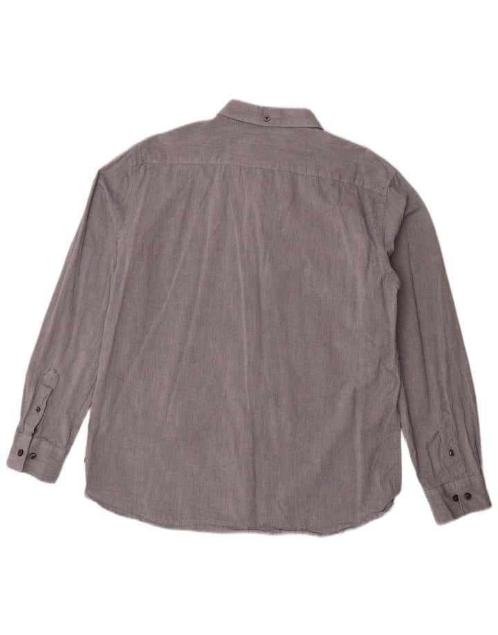 FRENCH CONNECTION Mens Shirt XL Grey Cotton