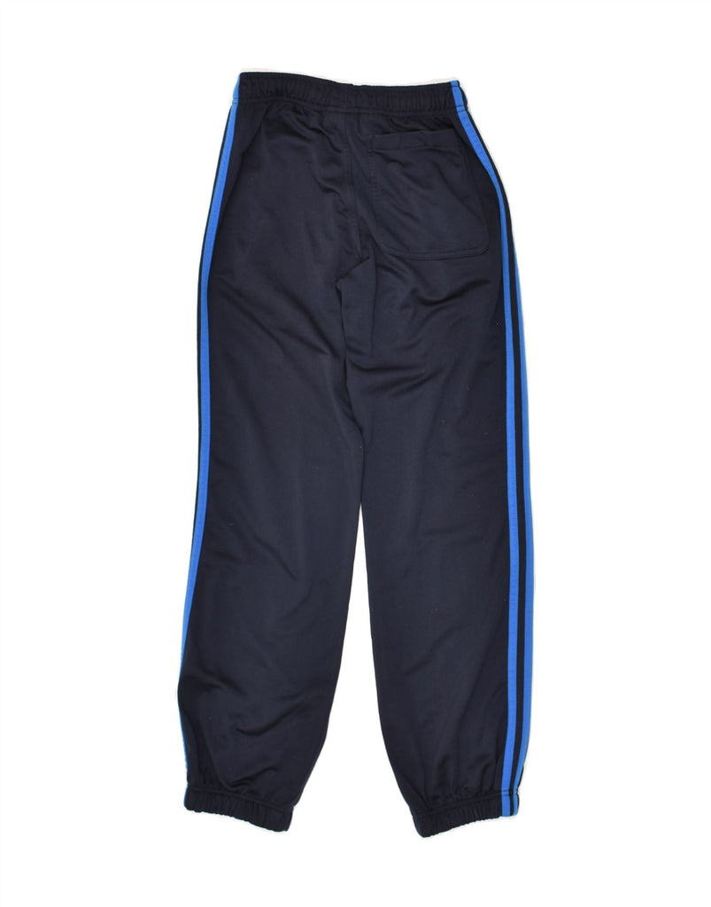 ADIDAS Boys Tracksuit Trousers Joggers 11-12 Years Navy Blue Polyester | Vintage Adidas | Thrift | Second-Hand Adidas | Used Clothing | Messina Hembry 