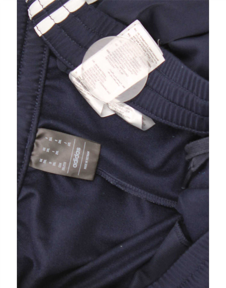 Adidas Mens Tracksuit Trousers Joggers 2XL  Navy Blue Polyester