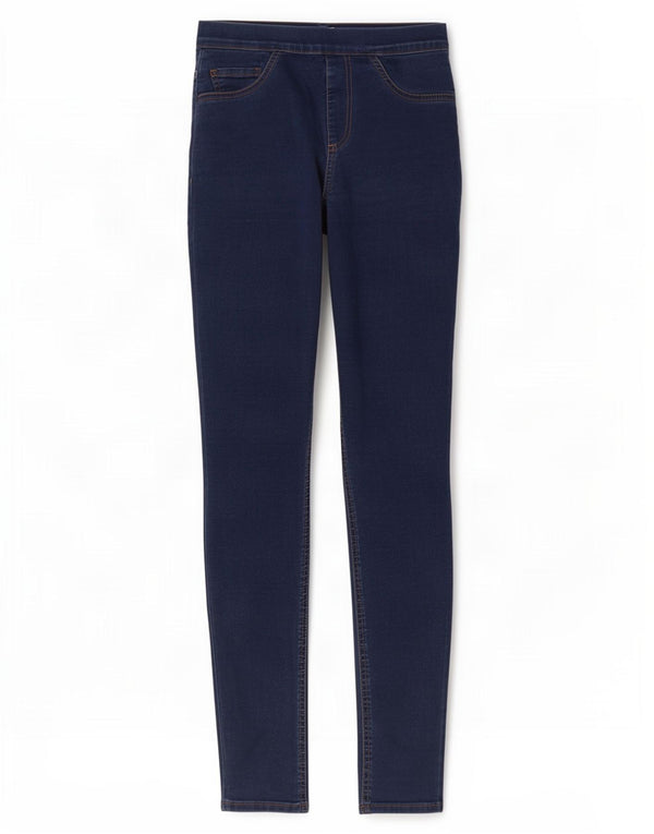 Marks & Spencer Womens Jegging Jeans UK 10 Small W26 L30 Blue Cotton