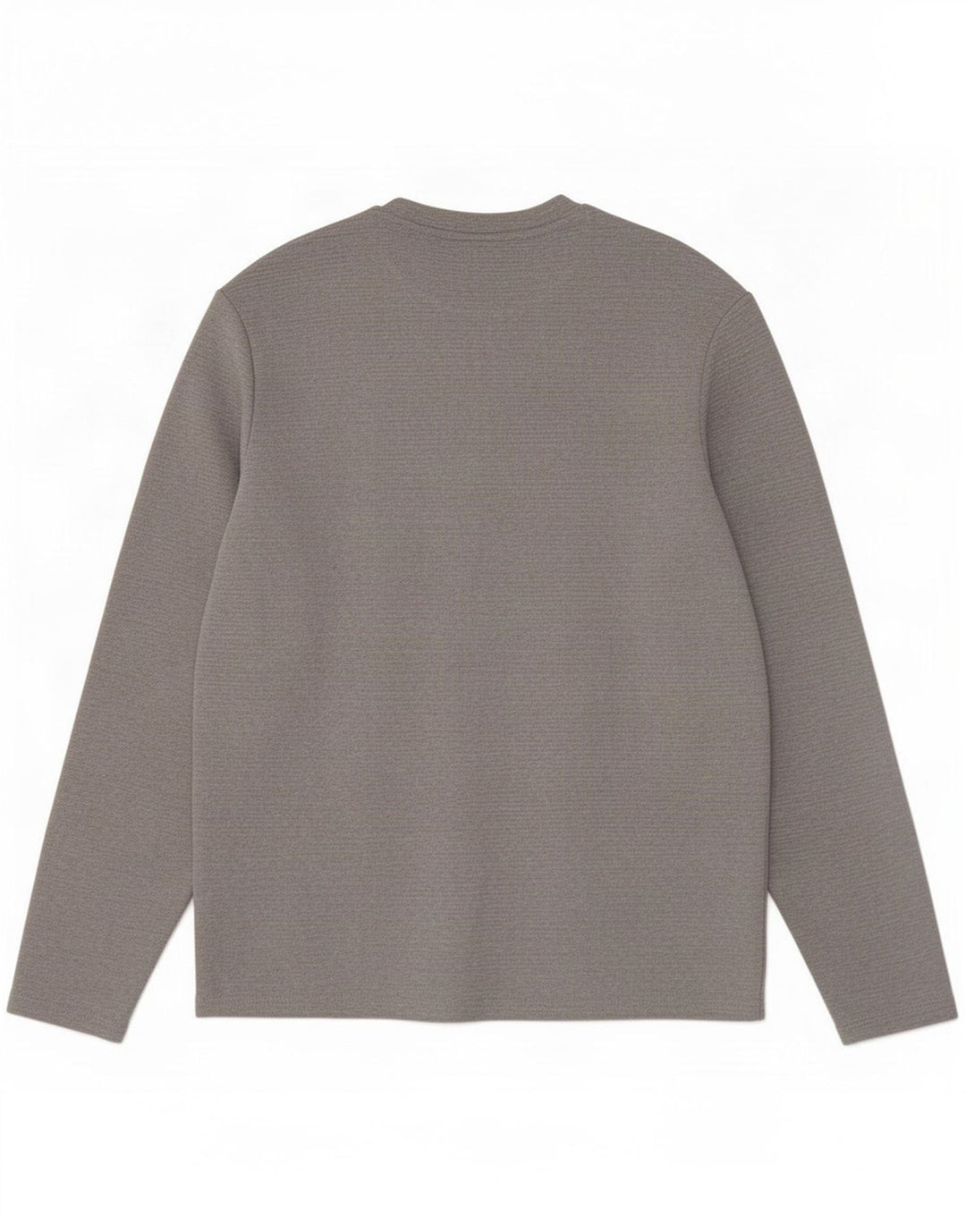 Zara Mens Top Long Sleeve Medium Grey Polyester