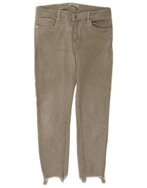 Zara Womens Slim Jeans EU 40 Medium W30 L26 Grey
