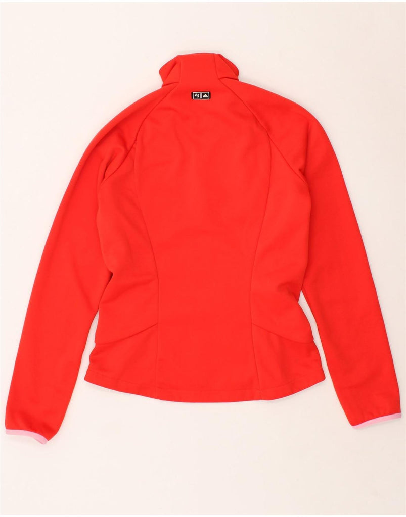 ADIDAS Womens Tracksuit Top Jacket UK 14 Medium Red Polyester | Vintage Adidas | Thrift | Second-Hand Adidas | Used Clothing | Messina Hembry 