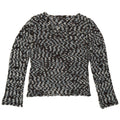 VINTAGE Womens Boat Neck Jumper Sweater UK 14 Medium Multicoloured Flecked