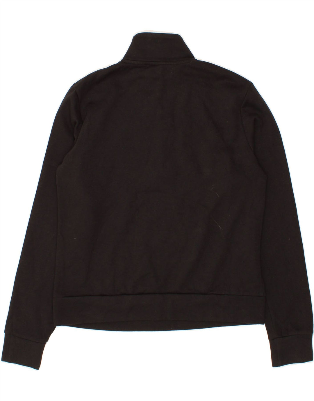 PUMA Womens Zip Neck Sweatshirt Jumper UK 10 Small Black Cotton Vintage Puma and Second-Hand Puma from Messina Hembry 