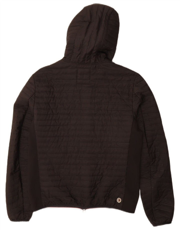 Colmar Mens Hooded Padded Jacket IT 50 Medium Black Polyester