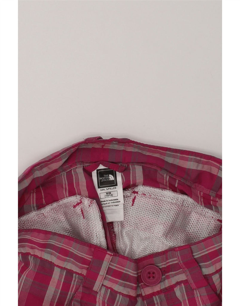 THE NORTH FACE Girls Casual Shorts 10-11 Years Medium W28  Pink Striped | Vintage The North Face | Thrift | Second-Hand The North Face | Used Clothing | Messina Hembry 