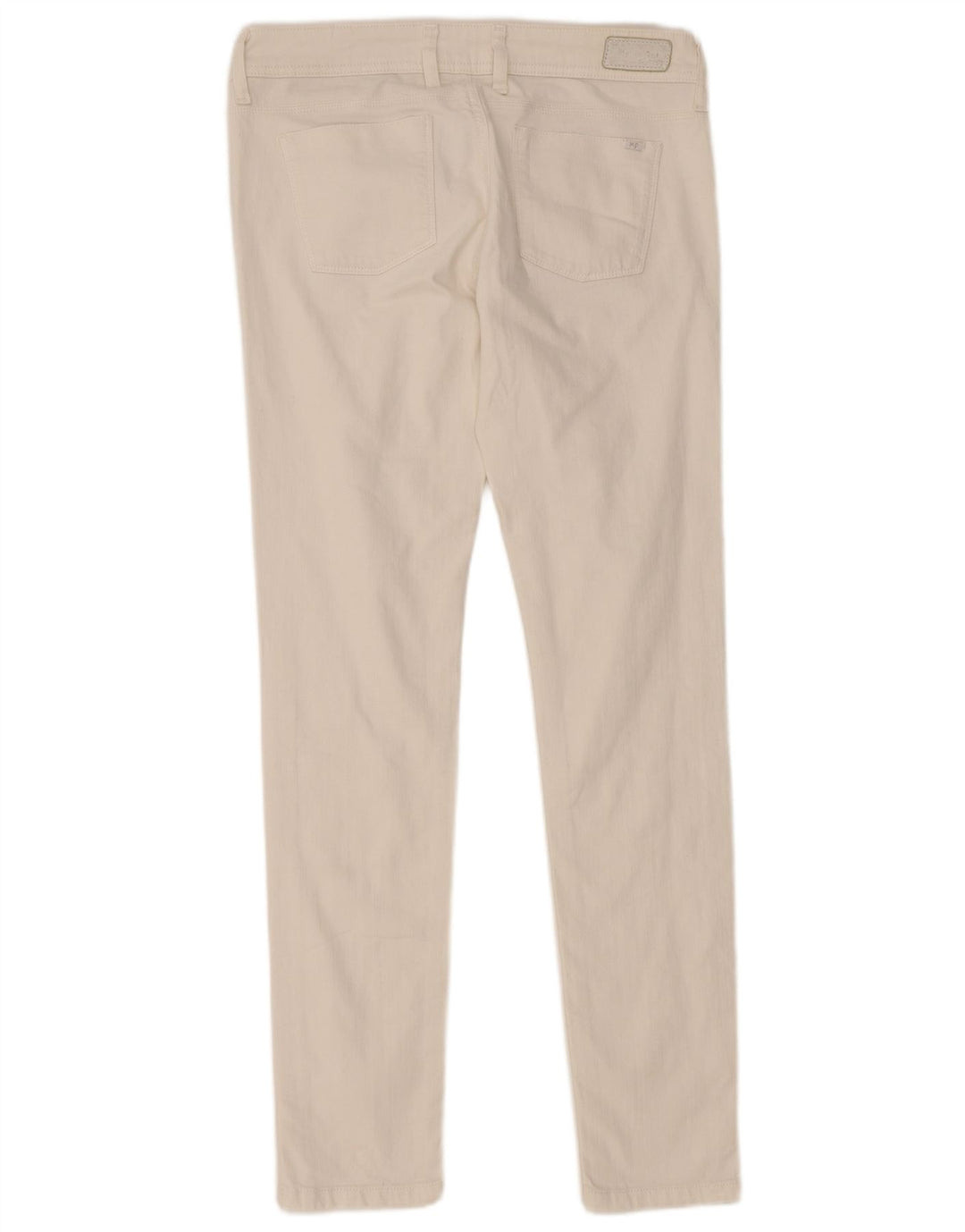 MELTIN' POT Womens Skinny Jeans W29 L32 White Cotton