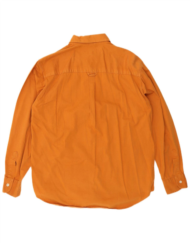 Carrera Mens Shirt Large Orange Cotton