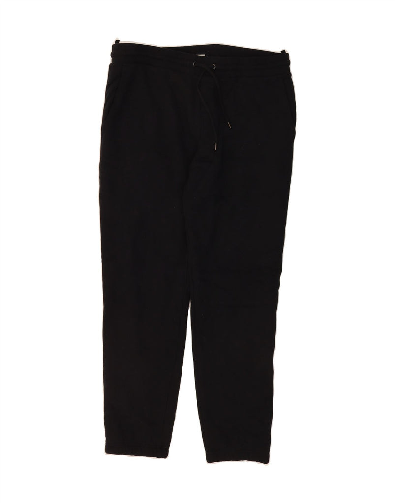 MARKS & SPENCER Womens Tracksuit Trousers Joggers UK 14 Large  Black Vintage Marks & Spencer and Second-Hand Marks & Spencer from Messina Hembry 