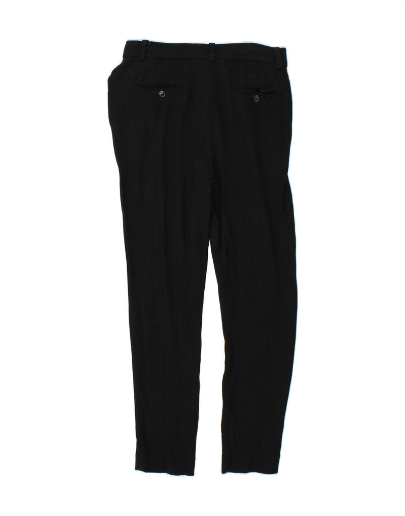 MASSIMO DUTTI Womens Slim Chino Trousers EU 38 Small W28 L28 Black Viscose Vintage Massimo Dutti and Second-Hand Massimo Dutti from Messina Hembry 
