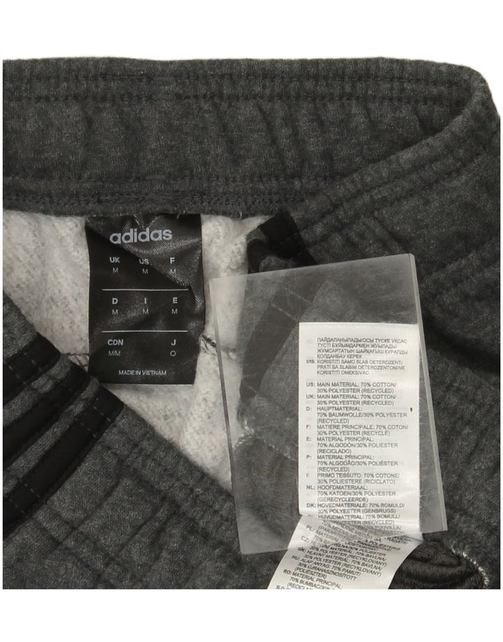 ADIDAS Mens Tracksuit Trousers Joggers Medium  Grey Cotton