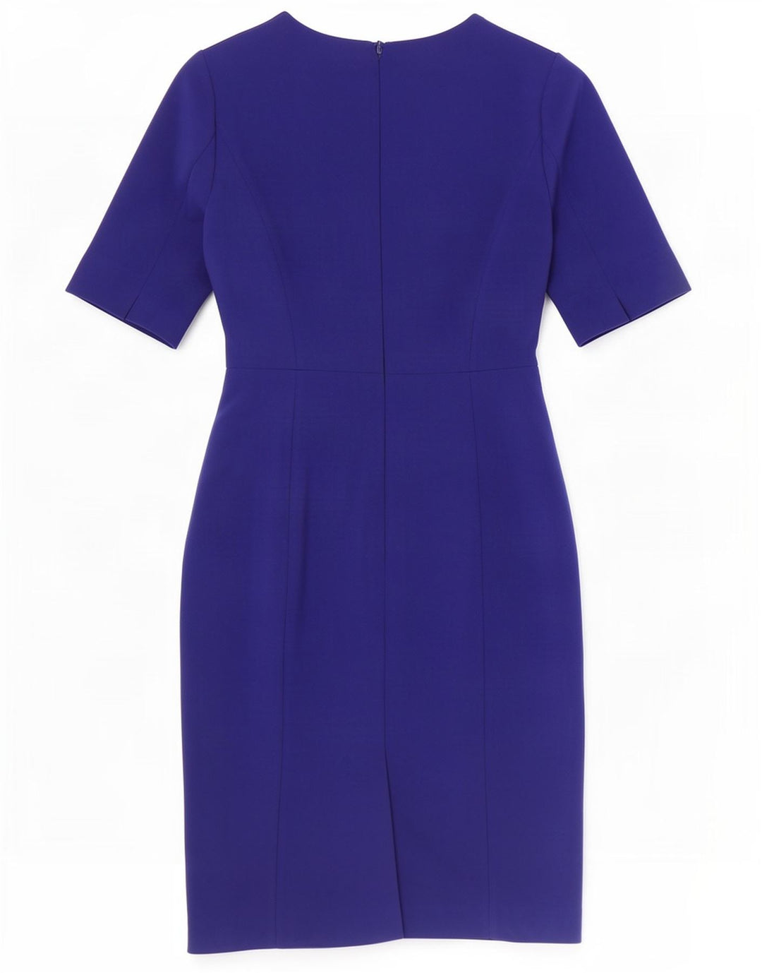 Hobbs Womens Sheath Dress UK 10 Small Blue Polyester