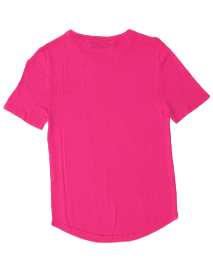 Zara Womens T-Shirt Top UK 8 Small Pink